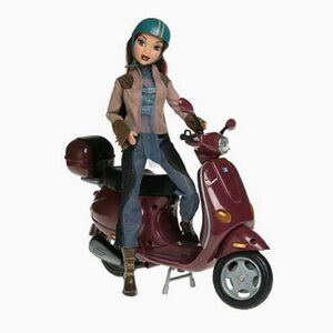 2003 Mattel My Scene Chelsea Doll with Vespa Scooter